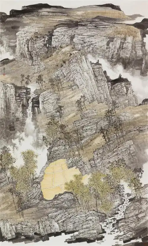 中国美协会员张福安山水画作品