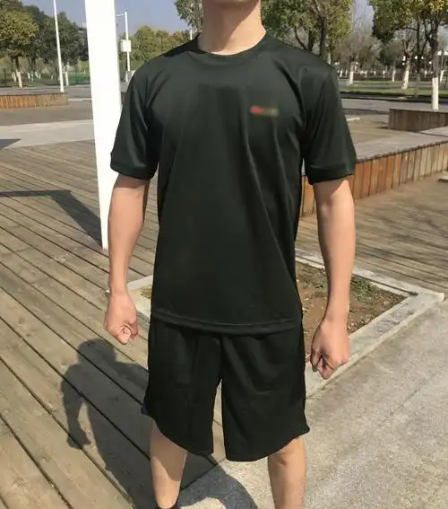 服体能服作训服套装夏季短袖短裤运动军训服速干透气军t恤陆军训练服