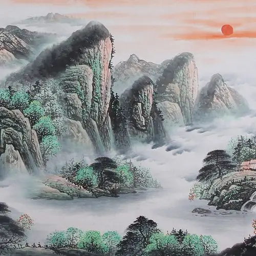 胡成举《春山富居图》中国实力派书画家