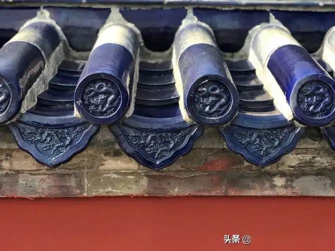 天坛这里用蓝色琉璃瓦