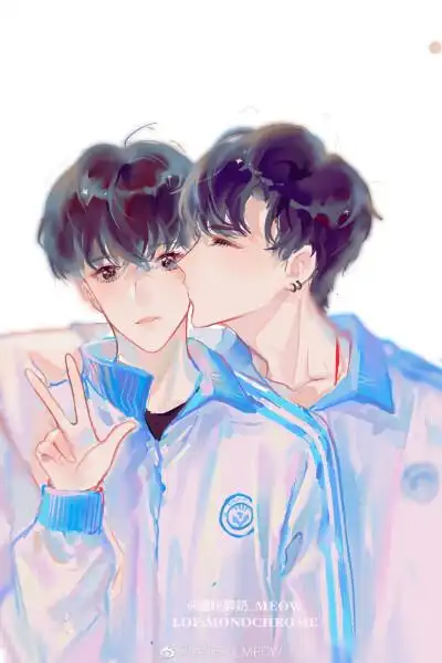 朝俞/贺朝x谢俞/图源微博@猫咪醉奶_meow