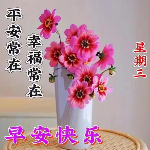 早安暖心祝福图片带问候语