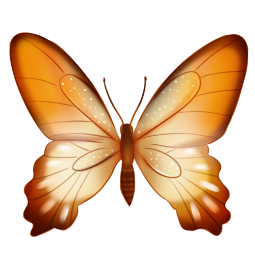 手绘卡通蝴蝶免抠素材图片