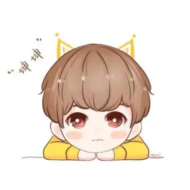 蔡徐坤卡通头像可爱呆萌_明星头像_头像屋