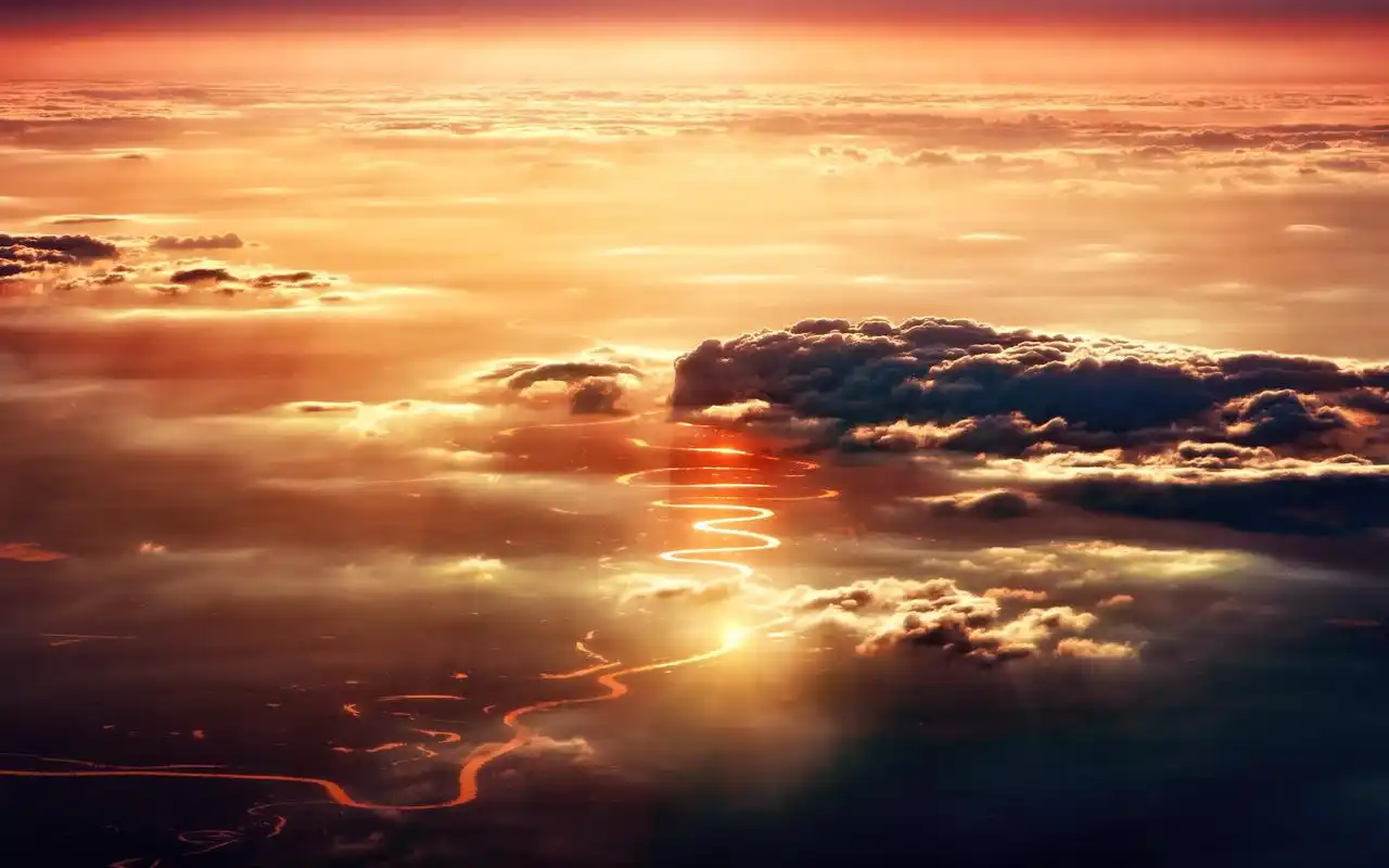 高清唯美天空云层图片桌面壁纸