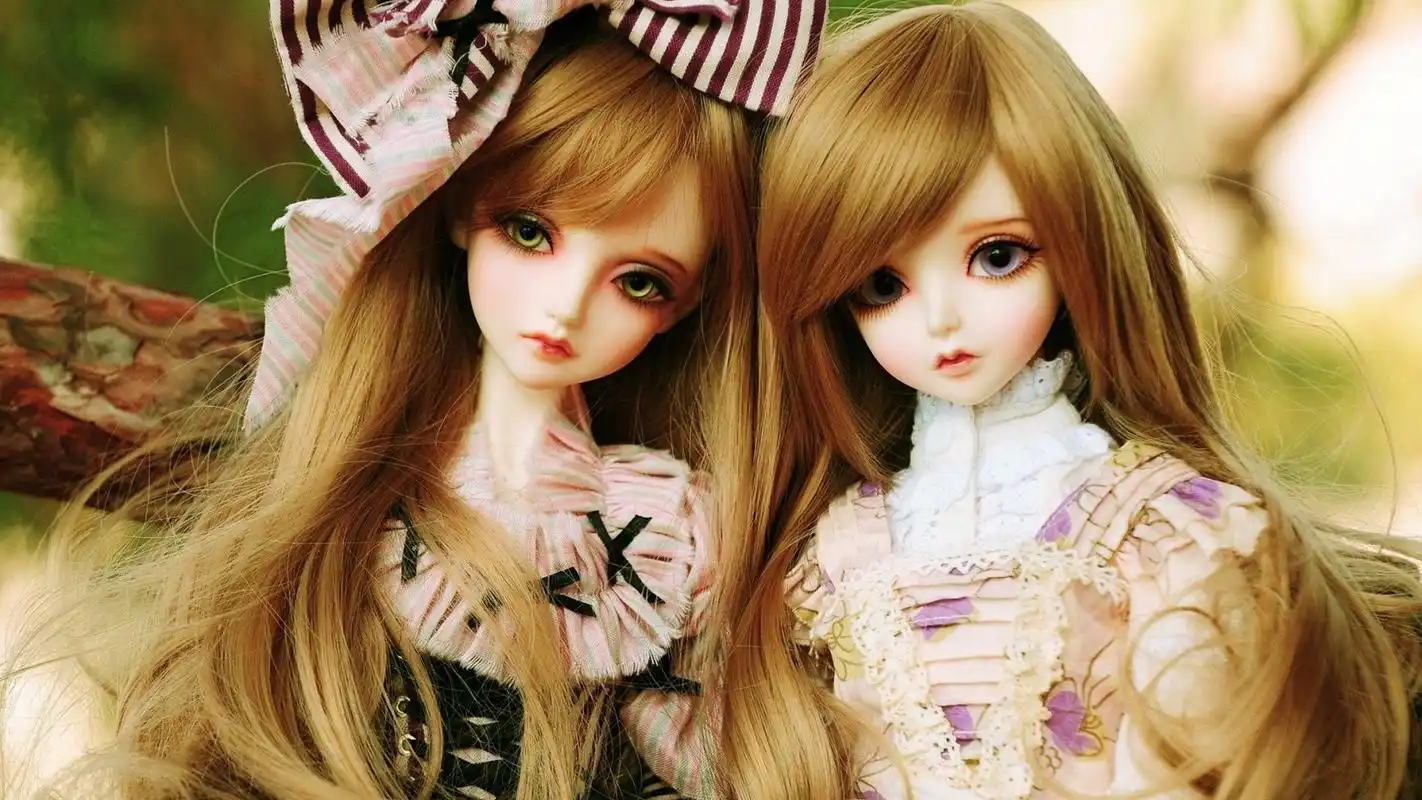 唯美可爱洋娃娃小女生高清桌面壁纸图片下载
