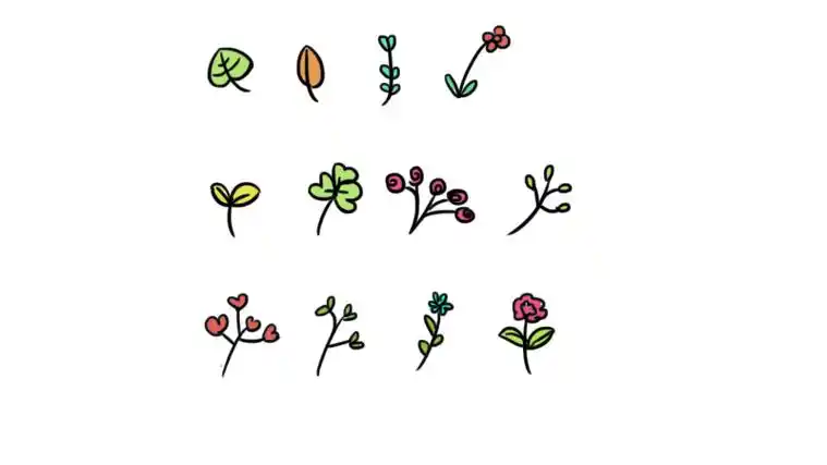 点缀装饰小图案简笔画小图案怎么画好看