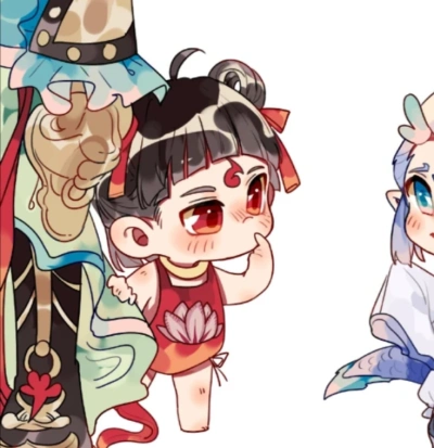 敖丙哪吒 q版 - 堆糖,美图壁纸兴趣社区