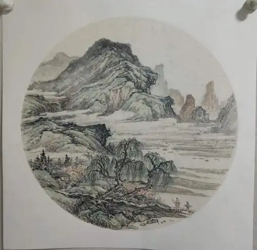 山水画知名画家作品赏析张福民山水画纯艺术国画