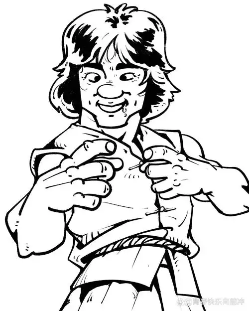 原创电影插画|《醉拳》成龙