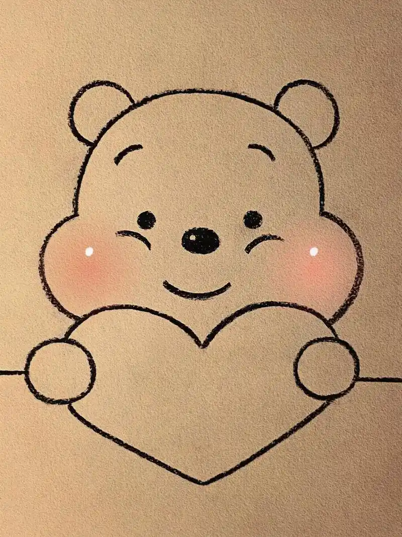 凭咱俩的关系你给我画个爱心小熊不过分吧