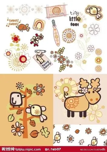 卡通图案矢量图__卡通设计_广告设计_矢量图库_昵图网nipic.com