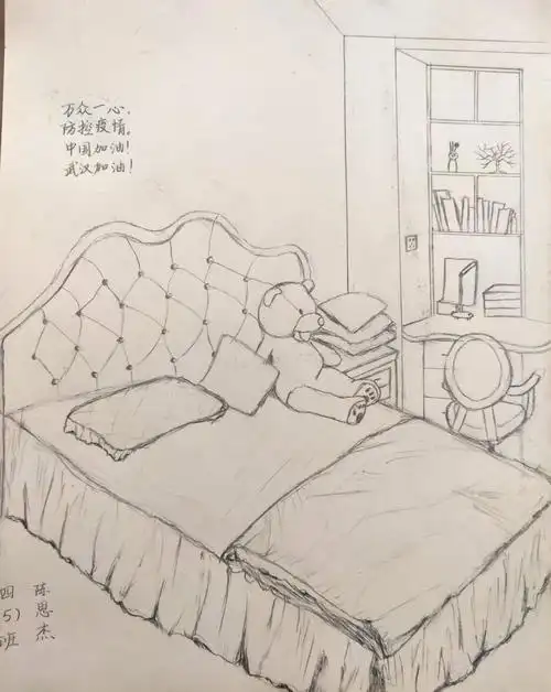 四下美术《房间的一角》优秀作业展(一)