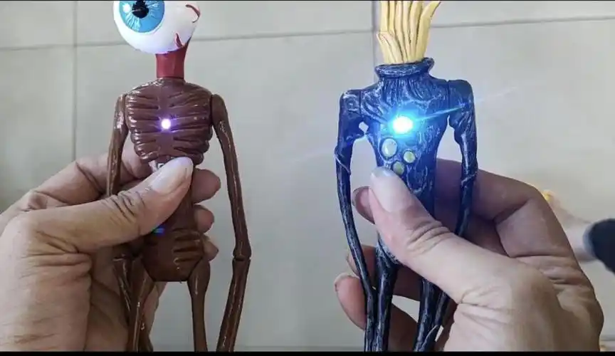 警笛头 汽笛人路灯头6789游戏周边人偶模型摆件玩具 a4款一套18-20cm