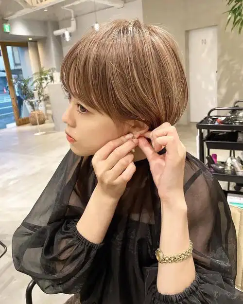 日系短发  #短发烫发  #女生短发  #女生短发发型  #日系小清新