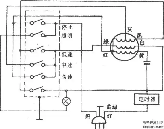 落地扇电路(长风fs-40)