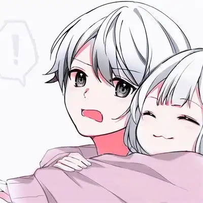 情侣头像配对呆萌卡通动漫情头可爱超甜一对