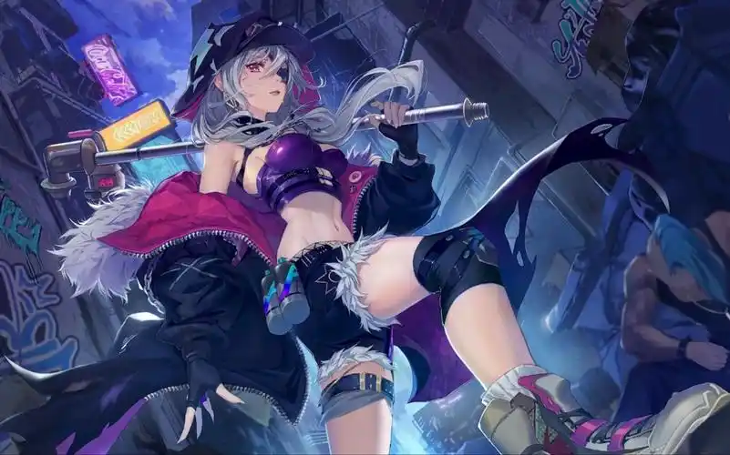 《300英雄》凯拉—霓虹之下,手感还行中规中矩的卓越皮肤