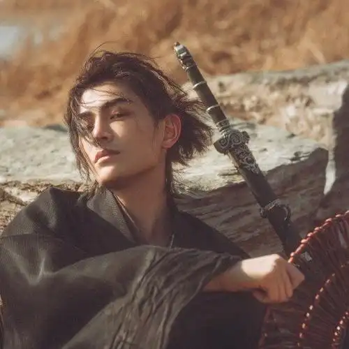 古代真人男子头像