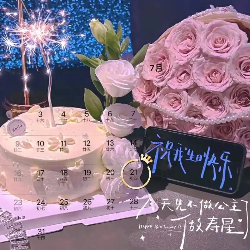 7月21日生日日历图.