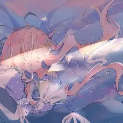 梦幻星河女生头像动漫高清优质的星河璀璨头像动漫女生图片