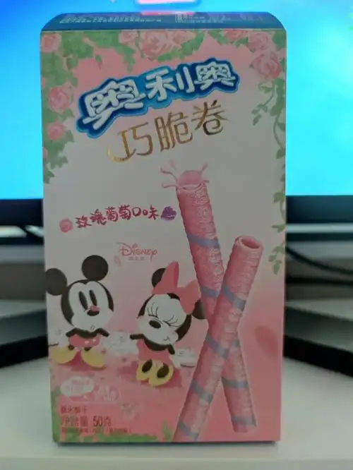 奥利奥巧脆卷玫瑰葡萄味2个独立包装