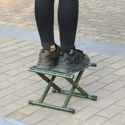 折叠凳便携式户外加厚钓鱼凳折叠小板凳高25厘米学生军训背书板凳