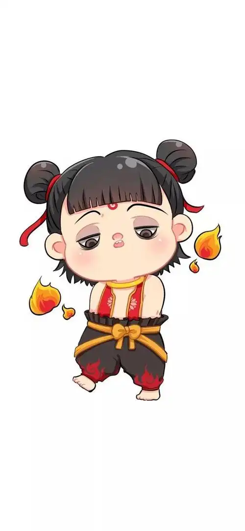 哪吒q版 两种风格可供挑选