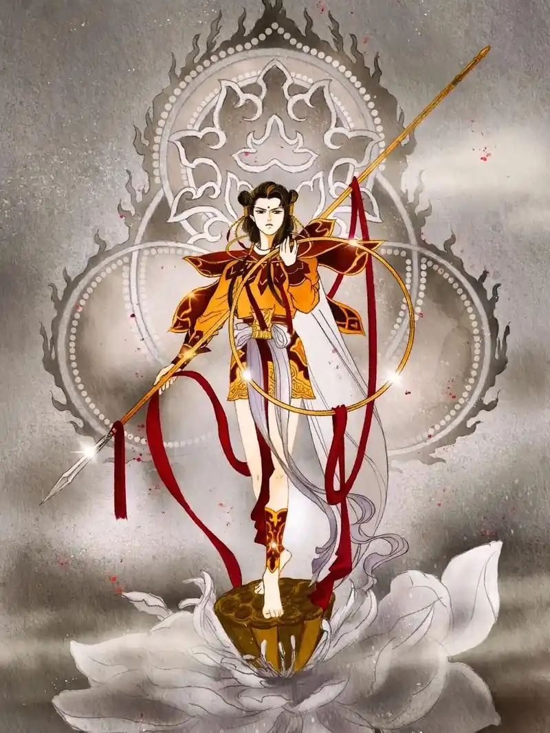 杜撰神话人物16【中坛元帅哪吒三太子】 哪吒是道教的一位护法神