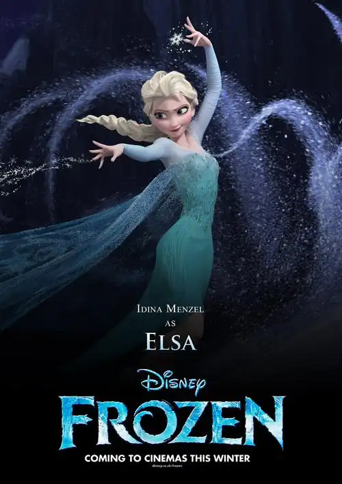 《冰雪奇缘.frozen》高清电影海报素材下载-圆圈网