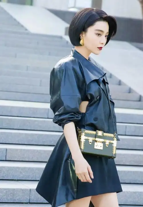 范冰冰短发造型帅翻天