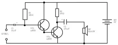 一个更好一点的简单功放电路