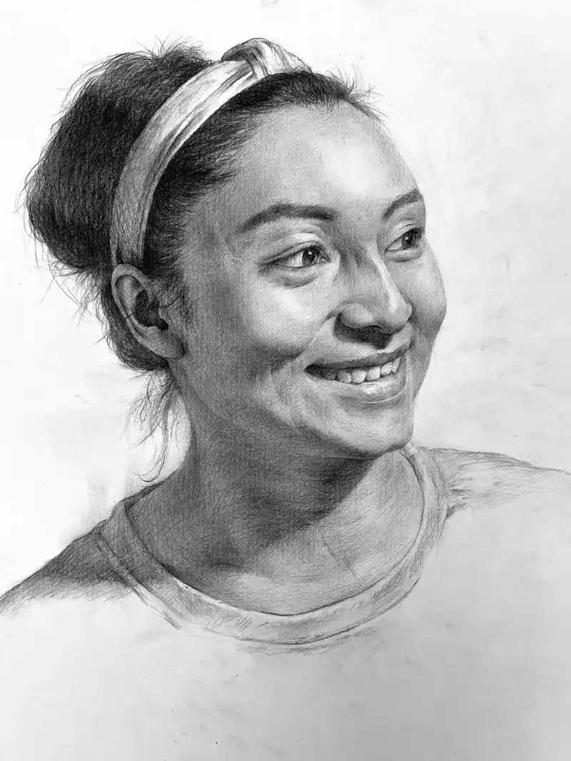 为什么你画不好女青年,怎么画好女青年,步骤图分享.#素描头像 - 抖音