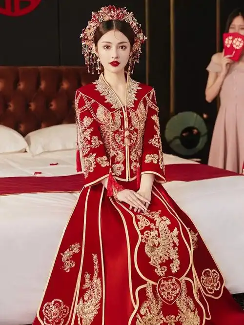 西安新娘结婚三套衣服999全包