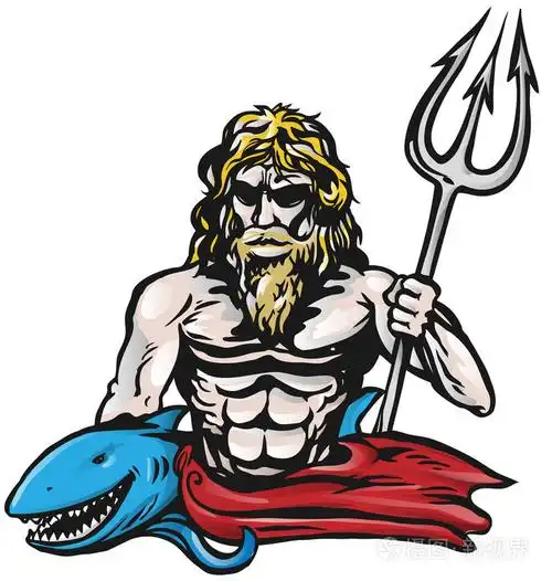 波塞冬被隔绝在白色