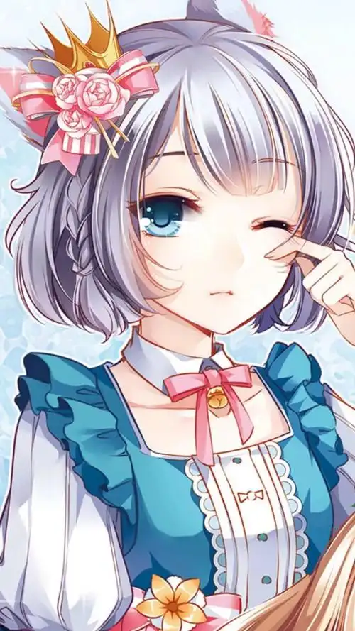 唯美清新q图版本简约时尚布艺原创卡通漫画手绘插画动漫可爱经典个性