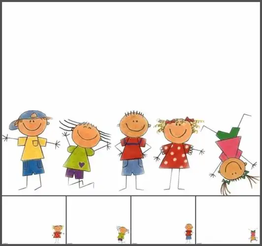 可爱的小孩ppt背景图片