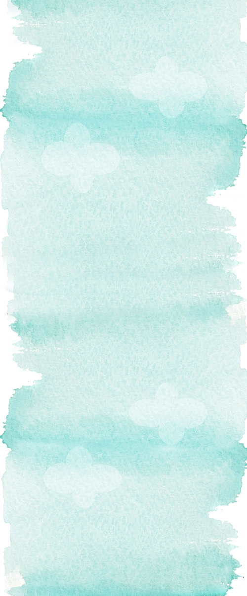 蓝绿色水彩水墨质感 - 当图网