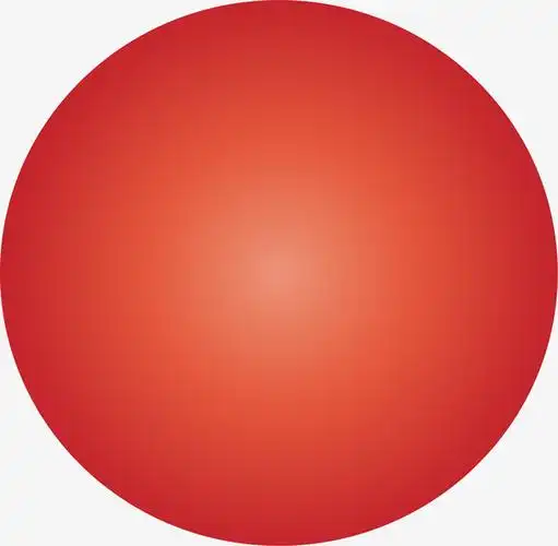 红色圆形矢量图