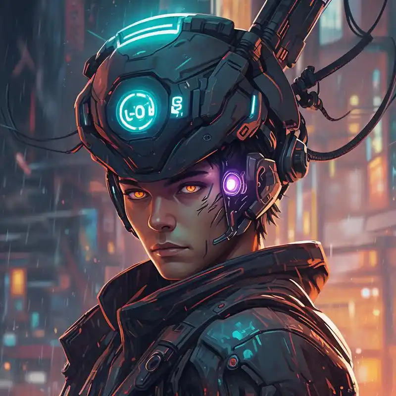 99 超爱这种炫酷科幻的赛博朋克风格头像!