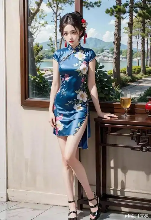 ai旗袍美女壁纸恰到好处旗袍秀