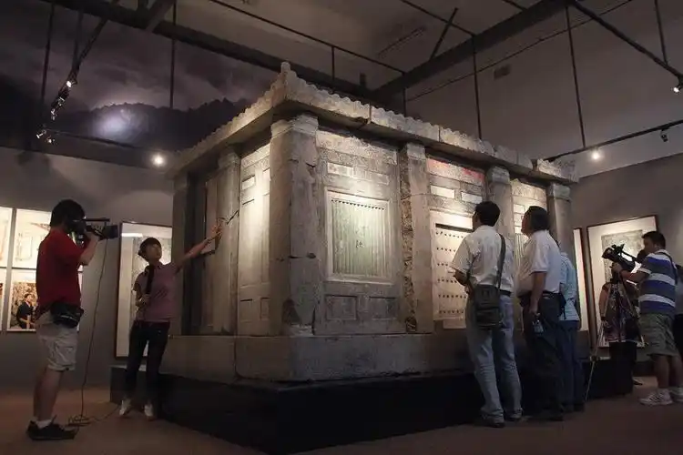 西安被盗唐代贞顺皇后敬陵石椁回归