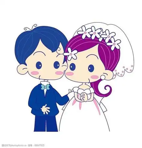 卡通新娘新郎头像图片大全