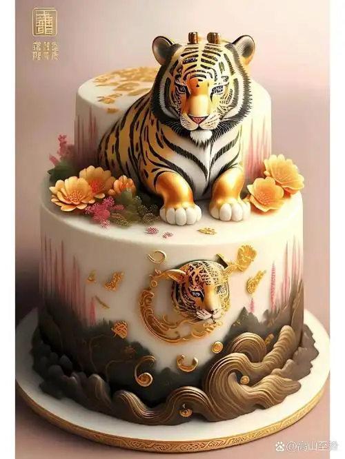 老虎生肖蛋糕 生肖蛋糕老虎生肖