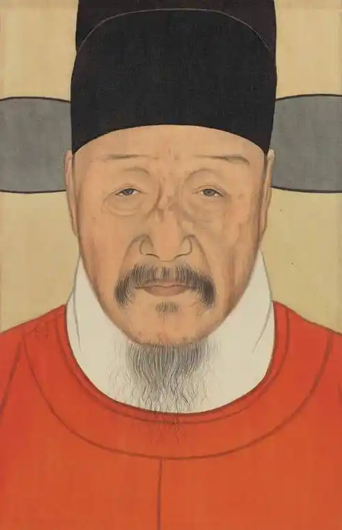 神如秋水十分净程澄明代人物肖像美国第四届面孔绘画赛获优胜奖