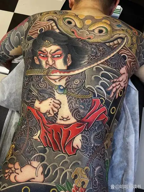 张顺破水门 彫仁者作品 #刺青# #日式老传统# #传统纹身