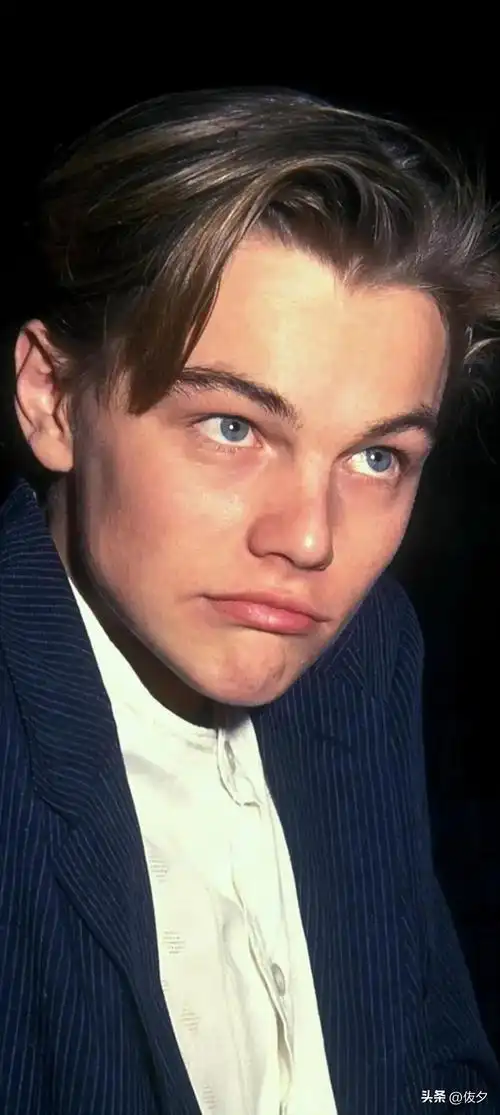 年轻时的莱昂纳多一颦一笑,一举一动都是那么地吸引人的注意.