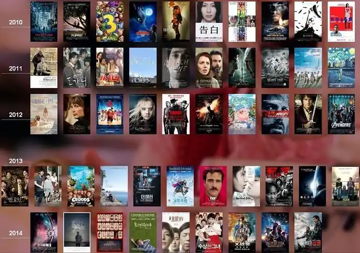 20052014年豆瓣年度评价top10一百部电影合集