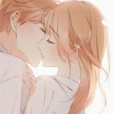 卡通情侣头像一左一右配对超萌可爱情头图片