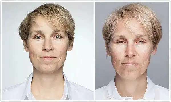 一半年轻一半老化妆品